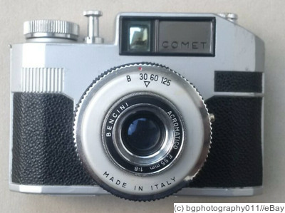 Bencini: Comet (1962) camera