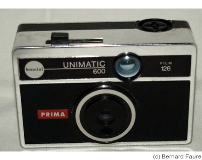 Bencini: Unimatic 600 camera