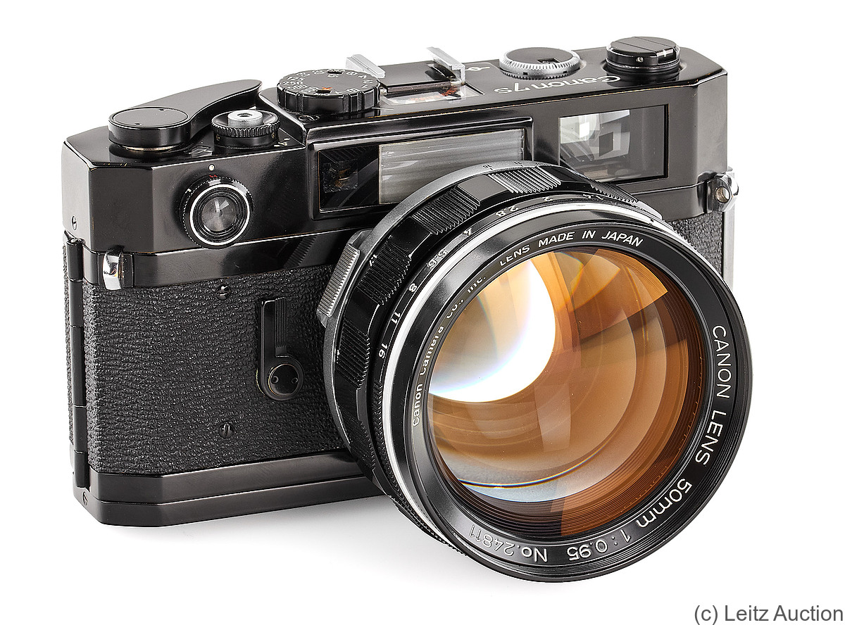 Canon: Canon 7S (black, with 0.95 50mm lens) camera