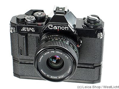 Canon: Canon AV-1 camera