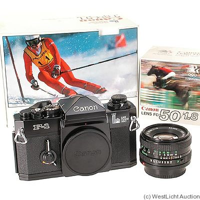 Canon: Canon F-1 Olympics ’Lake Placid’ camera