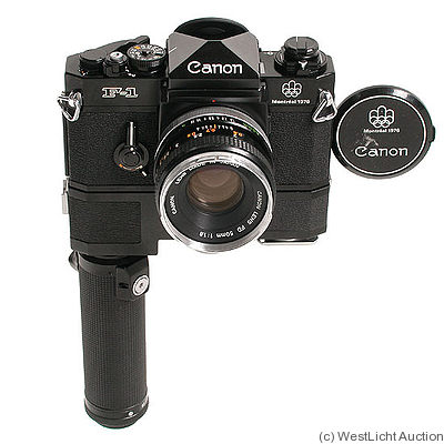 Canon: Canon F-1 Olympics 'Montreal' Price Guide: estimate a 