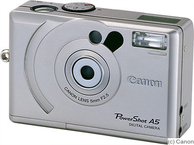 Canon: PowerShot A5 camera
