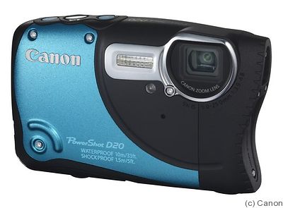 Canon: PowerShot D20 camera
