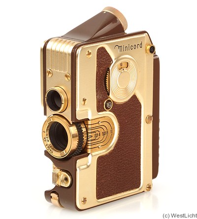 Goerz C.P. Wien: Minicord III (brown) camera