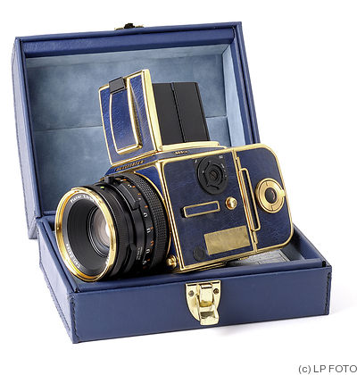 Hasselblad: 503 CX ’Golden Blue’ (50th Anniversary) camera