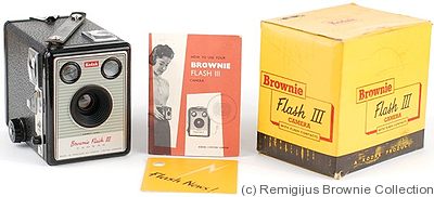 Kodak Eastman: Brownie Flash III camera
