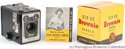 Kodak Eastman: Brownie Six-20 Camera Model D camera