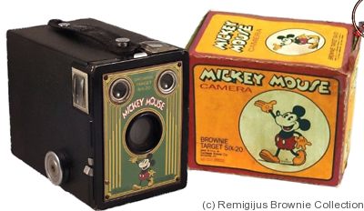 Kodak Eastman: Brownie Target Six-20 (US) (Mickey Mouse) camera