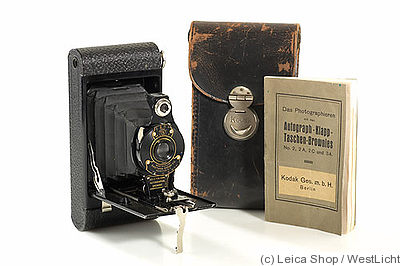 Kodak Eastman: Folding Autographic Brownie No.2 camera