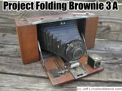 Kodak Eastman: Folding Brownie No.3A camera