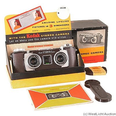 Kodak Eastman: Stereo-Kodak 35 (black) camera