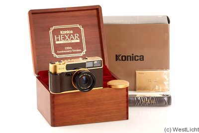 Kirinkun コニカ KONICA Hexar AF HEXAR ＋ BOX Konica Hexar AF Classic Set 120 Years Since 1873 w. Box | JO