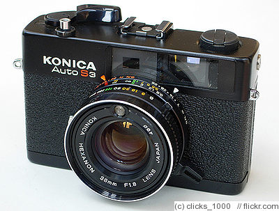 Konishiroku (Konica): Konica Auto S3 camera
