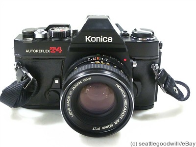 Konishiroku (Konica): Konica Autoreflex T4 Price Guide: estimate a camera  value