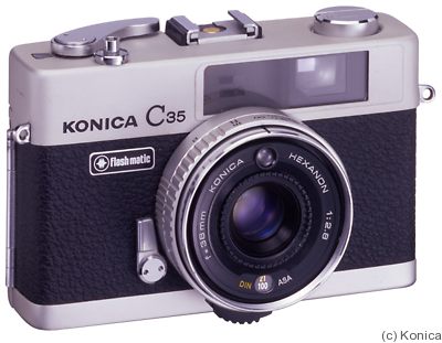 Konishiroku (Konica): Konica C35 Flashmatic camera
