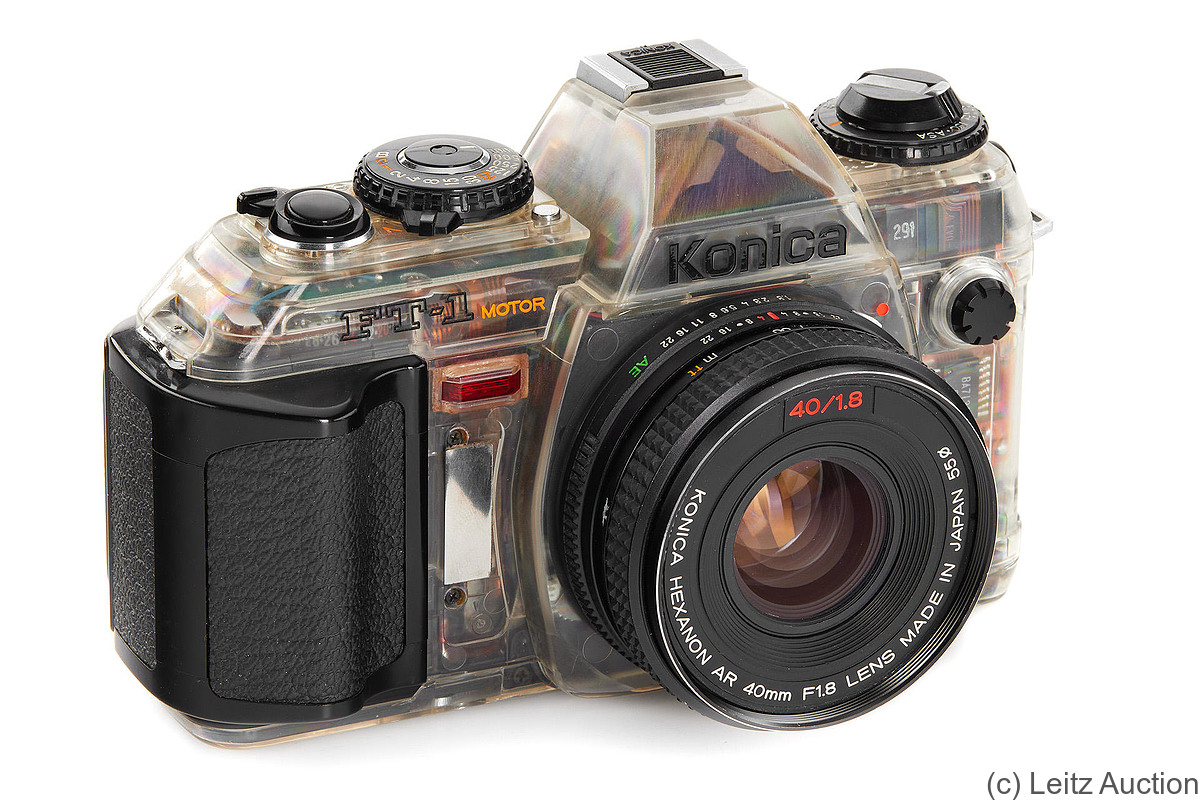 Konishiroku (Konica): Konica FT-1 (motor, transparent) camera