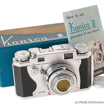 Konishiroku (Konica): Konica II Price Guide: estimate a camera value