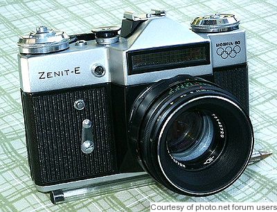 Krasnogorsk: Zenit E Olympic 80 camera