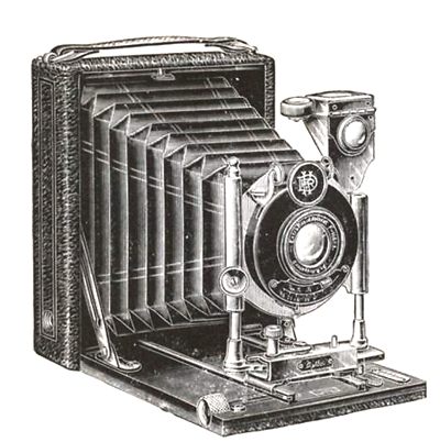 Krügener: Delta Klapp (Folding, Teddy, 1908) camera
