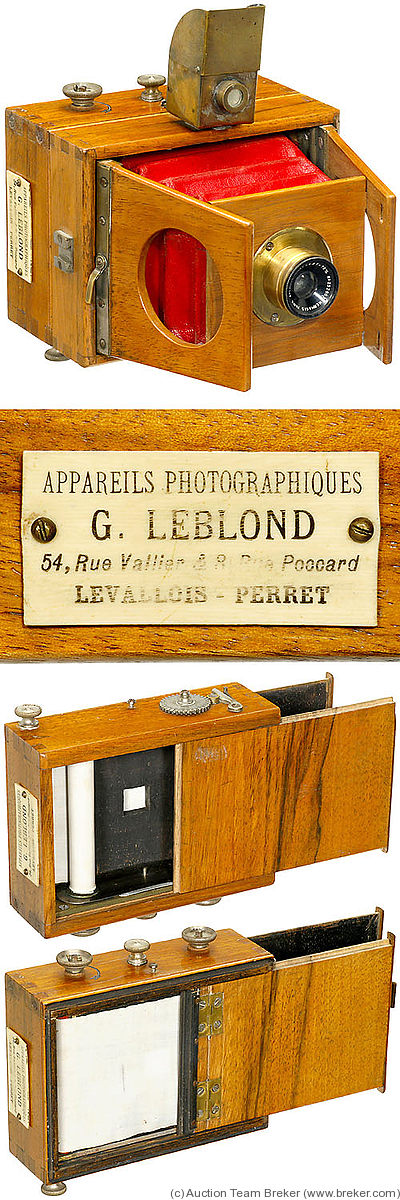 Leblond: Folding Strut Camera (Rollfilm) camera