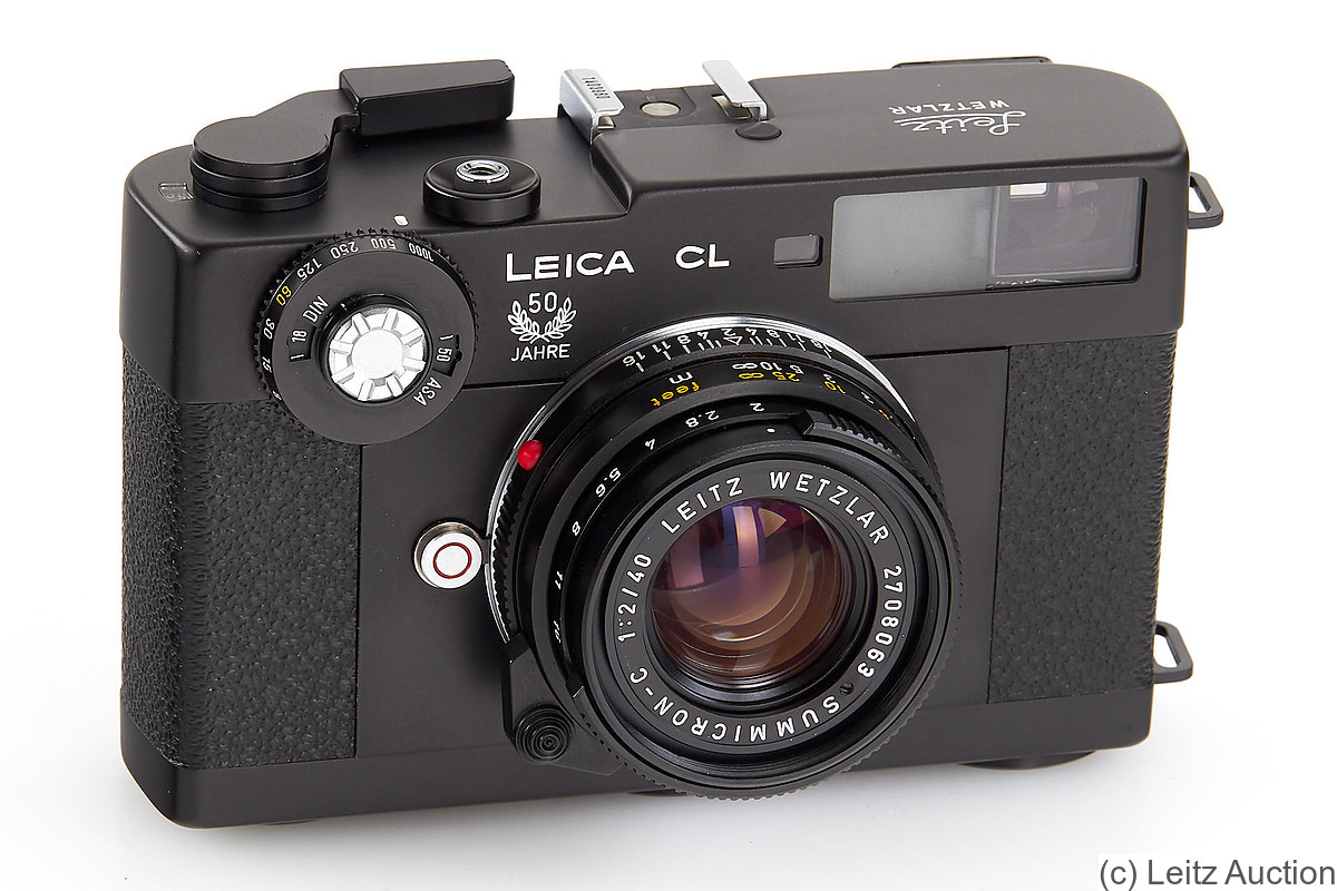 Leitz: Leica CL ’50 Jahre Leica’ (50th Anniversary) camera