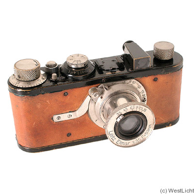 Leitz: Leica I Mod A 'Calfskin' (Kalf Leather, bright) camera