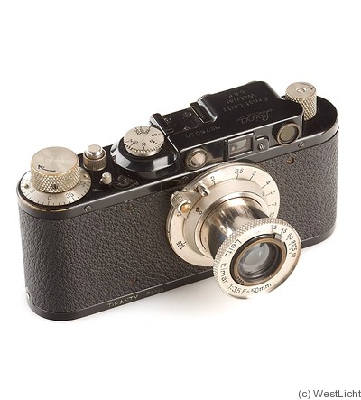 Leitz: Leica II (Mod D) (black) 'TIRANTY Paris' camera