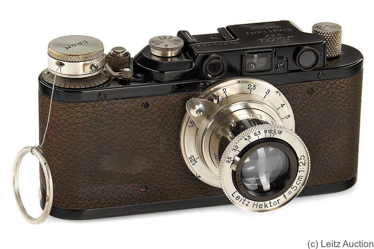 Leitz: Leica II (Mod D) (black, Rapido) camera