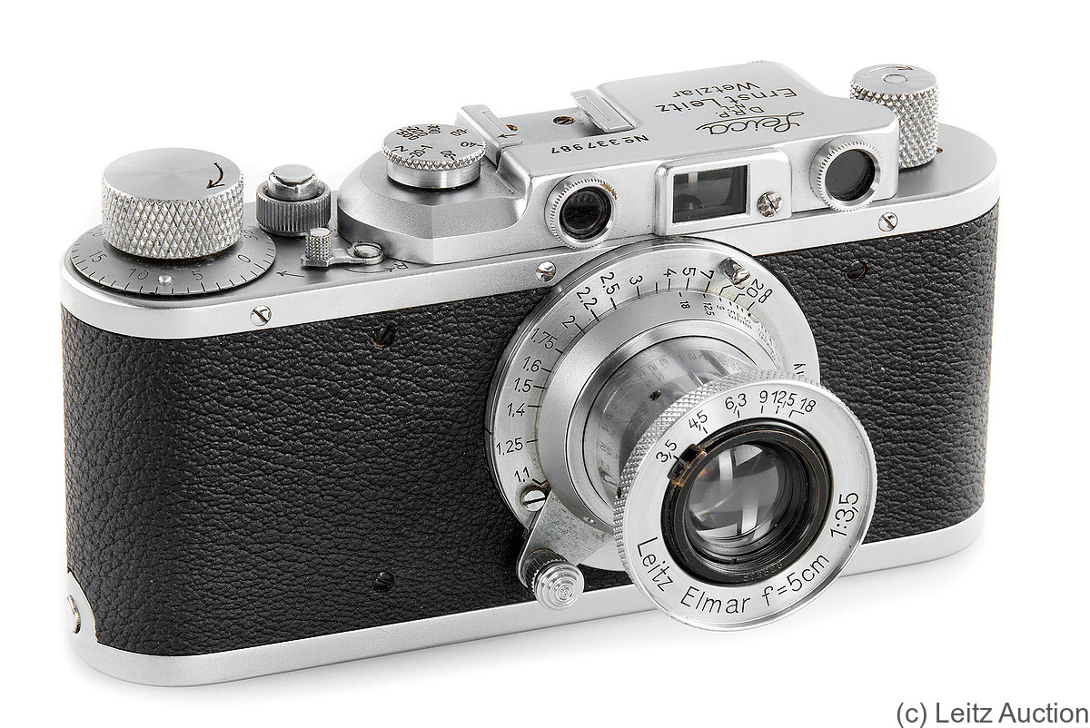 Leitz: Leica II (Mod D) (chrome) 'N-L' camera