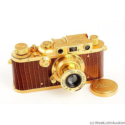 Leitz: Leica III (Mod.F) gold ’Maizenberg’ camera