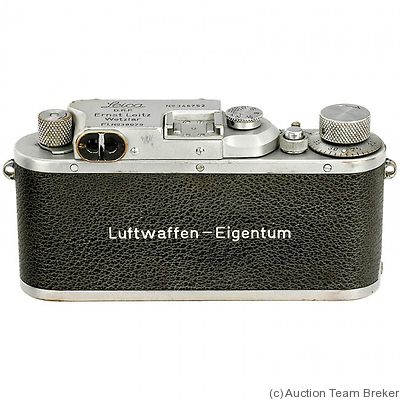 Leitz: Leica IIIa (Mod G) Luftwaffen Eigentum camera
