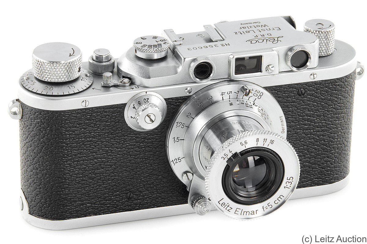 Leitz: Leica IIIa (Mod G) chrome camera