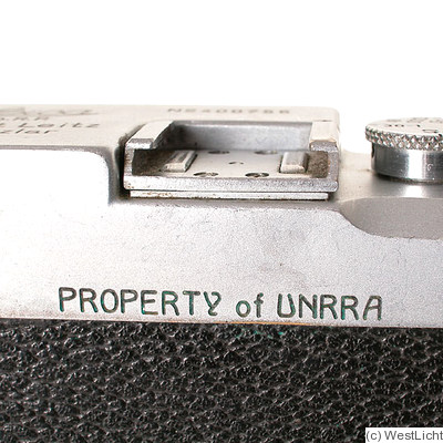 Leitz: Leica IIIc 'UNNRA' camera