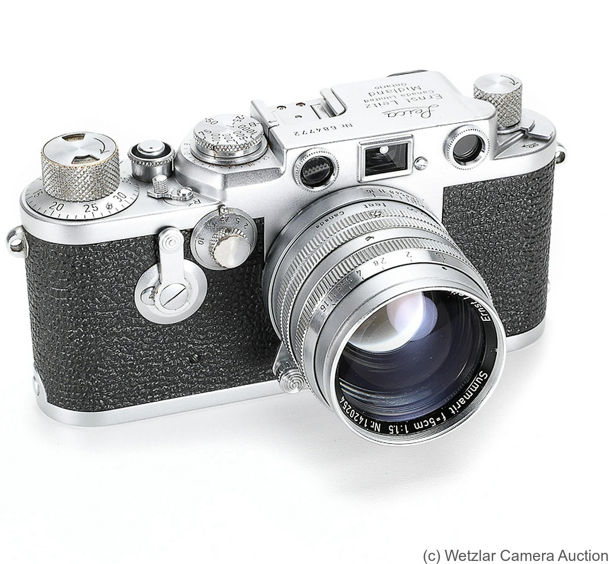 Leitz: Leica IIIf ELC Midland (Canadian) camera