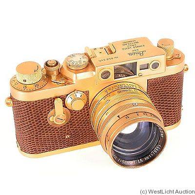 Leitz: Leica IIIg Gold camera