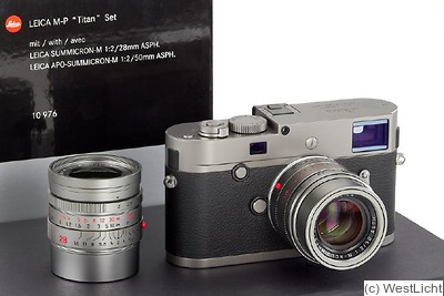 Leitz: Leica M-P 'Titan' (2016, set) camera