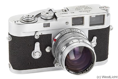 Leitz: Leica M2 (chrome, lever rewind, Midland) camera