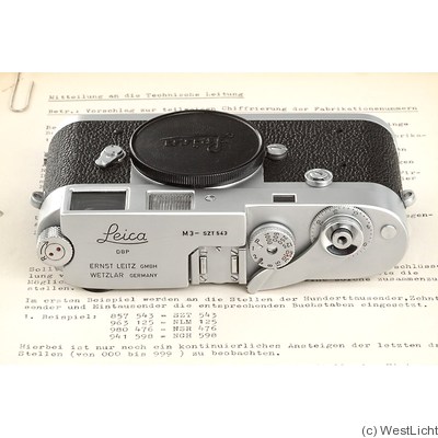 Leitz: Leica M3 Betriebskamera (M2, encrypted) camera