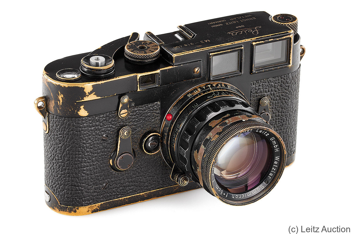 Leitz: Leica M3 black paint (pre-959401) camera