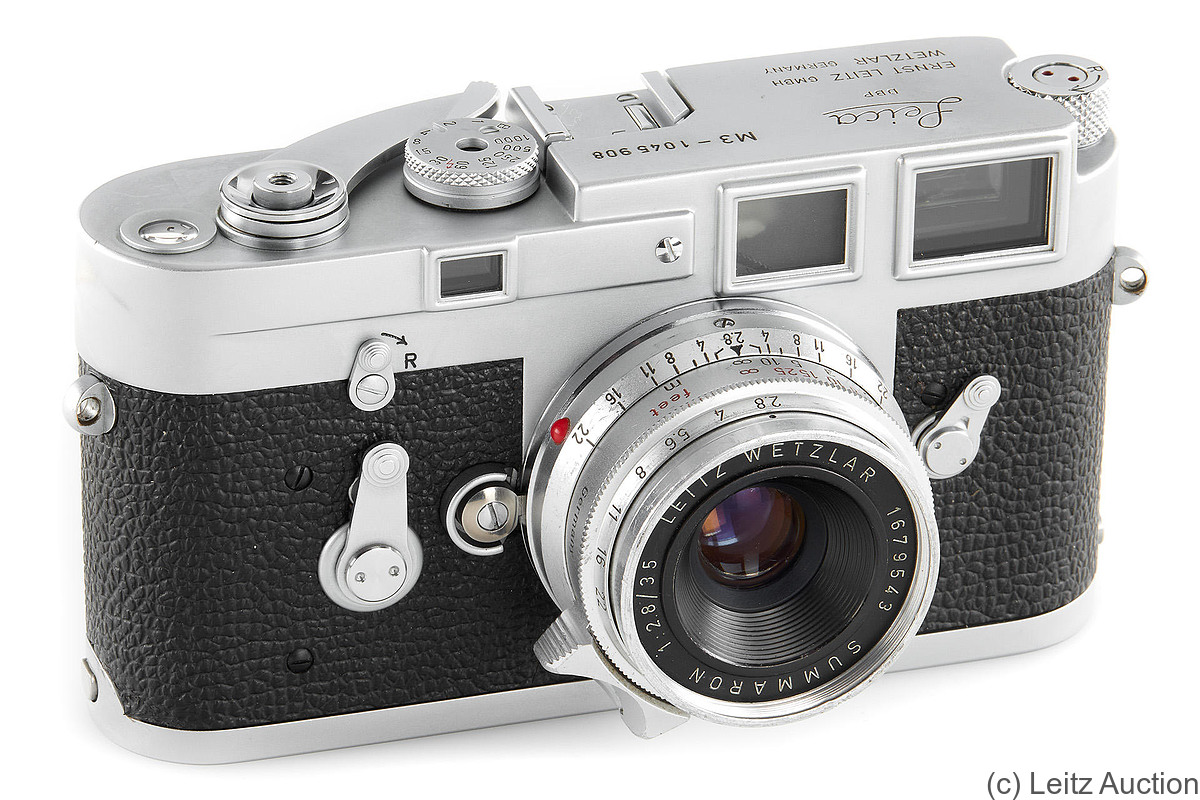 Leitz: Leica M3 chrome (Single Stroke) camera