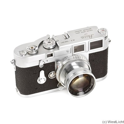 Leitz: Leica M3 chrome (early, No.1) camera