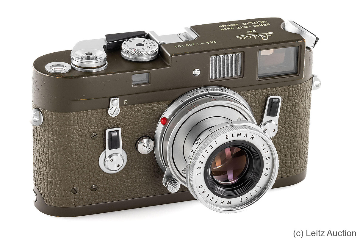 Leitz: Leica M4 (olive-green, BUNDESWEHR) camera