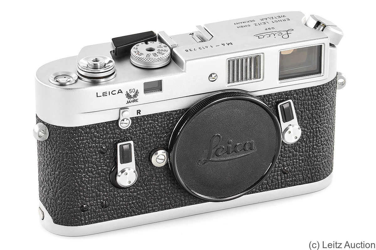 Leitz: Leica M4 chrome 50 Jahre (50th Anniversary) camera