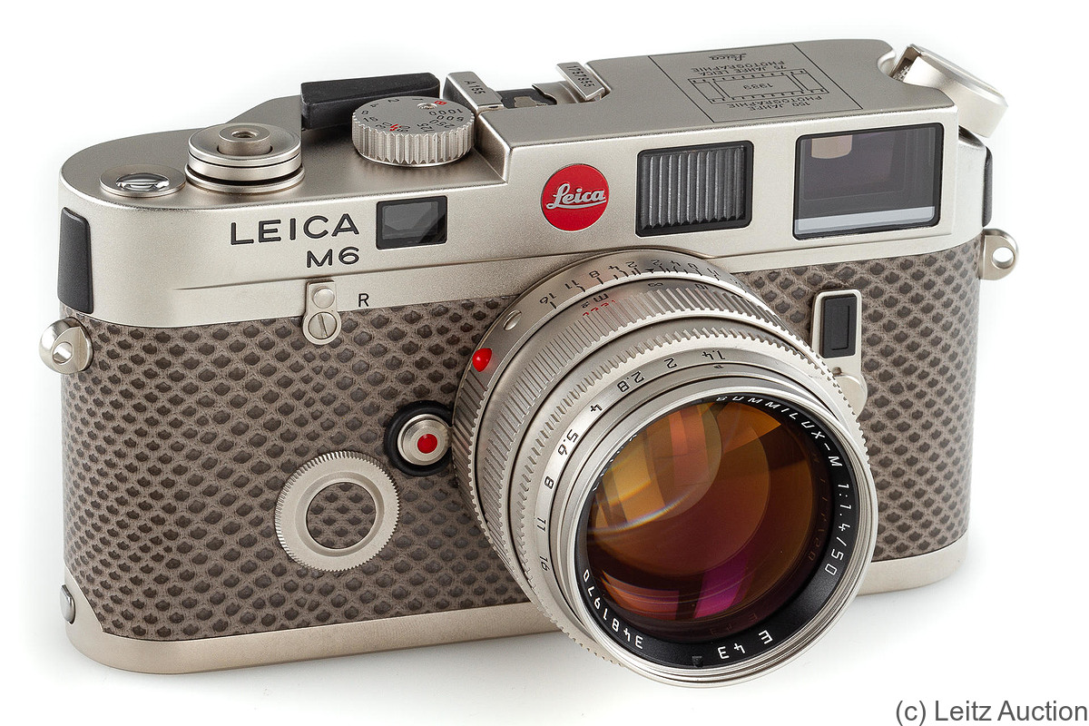 Leitz: Leica M6 ’150 Jahre Photographie’ camera
