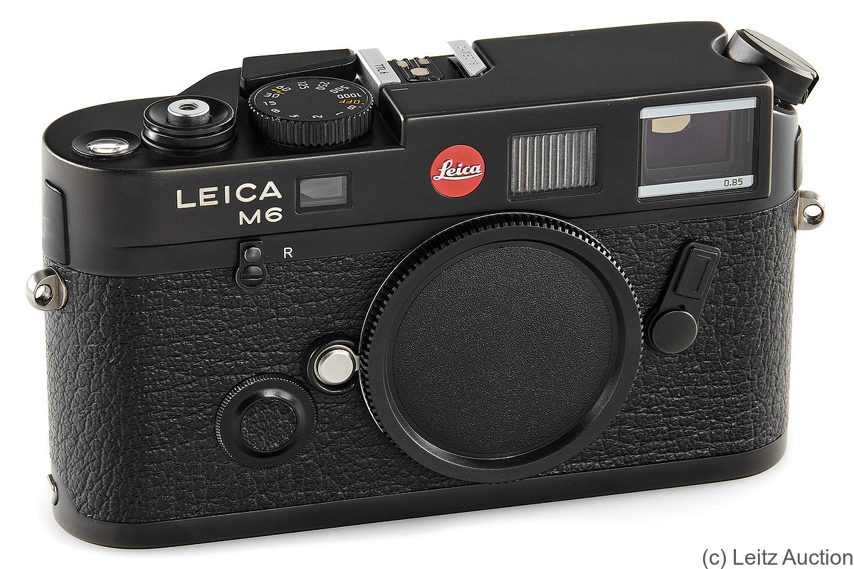 Leitz: Leica M6 TTL .85 black camera