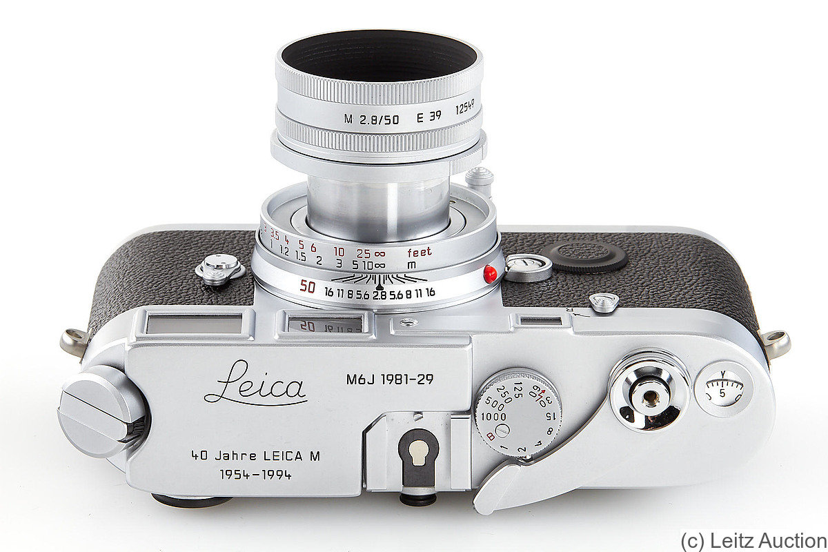 Leitz: Leica M6J ’40 Jahre M’ (40th Anniversary) camera
