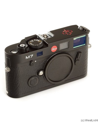 Leitz: Leica M7 0.72 black 'Test Camera Canada' camera