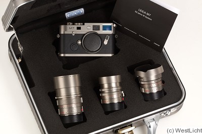 Leitz: Leica M7 Titanium (50th years anniversary, 3-lens kit) camera