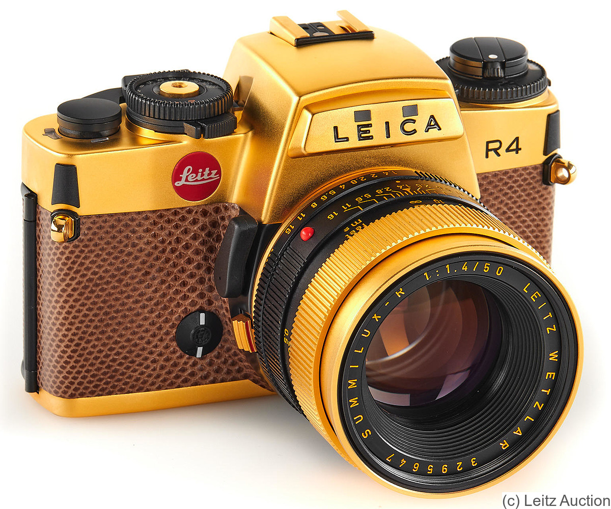 Leitz: Leica R4 Gold camera
